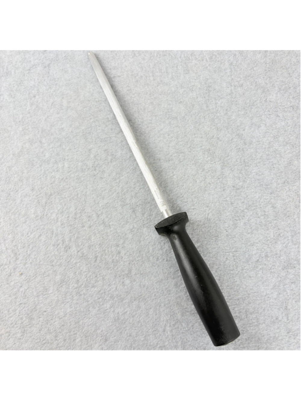 WÜSTHOF GERMANY 9” Honing Sharpening Steel Rod Black Handle 14” Overall